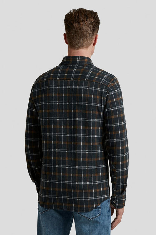 Vanguard overhemd ruit donkerblauw