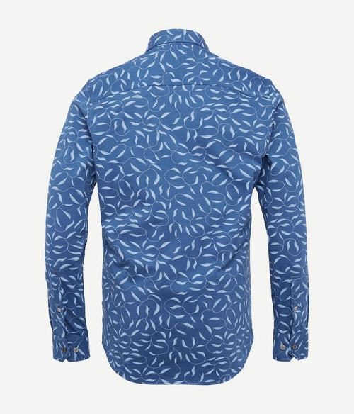 Vanguard overhemd takken blauw