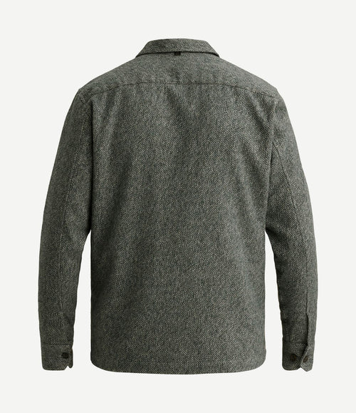 Overshirt brushed groen
