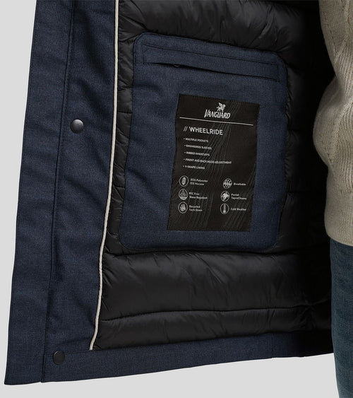 Parka wheelride donkerblauw