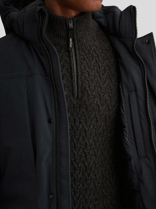 Parka wheelride donkerblauw