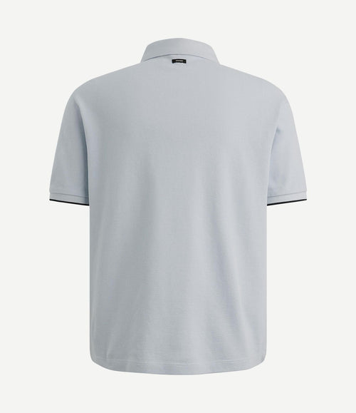 Piqué poloshirt lichtblauw