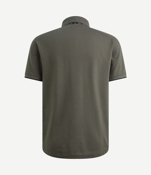Piqué poloshirt pewter