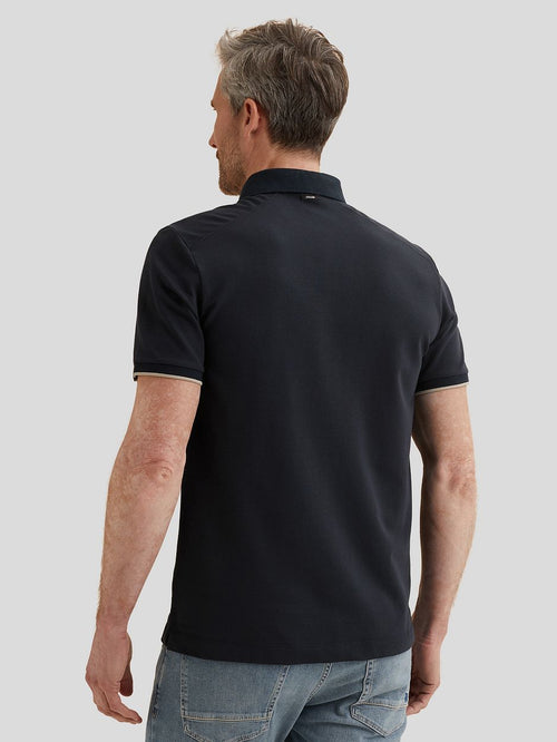 Piqué poloshirt sky captain