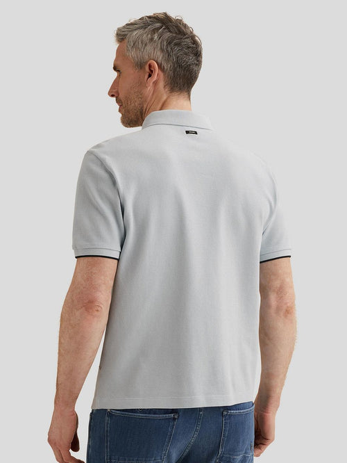 Piqué poloshirt lichtblauw