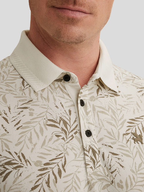 Poloshirt print ecru