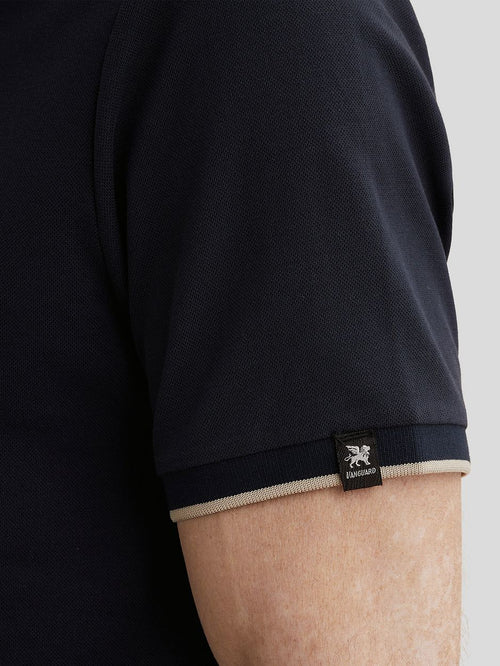 Piqué poloshirt sky captain