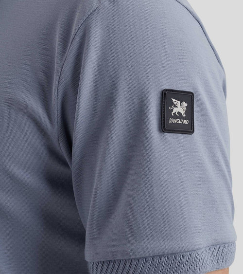 Vanguard poloshirt interlock jersey blauw