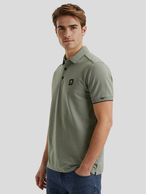 Vanguard poloshirt piqué groen | Regular-fit