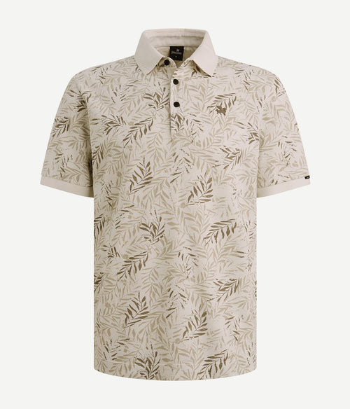 Poloshirt print ecru