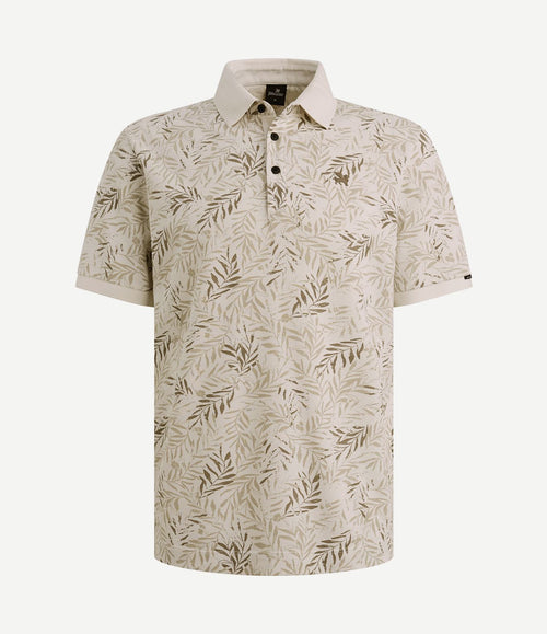 Poloshirt print ecru