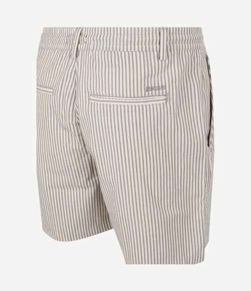 Relaxed short stripes beige