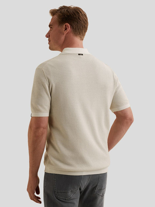 Short sleeve cardigan ecru