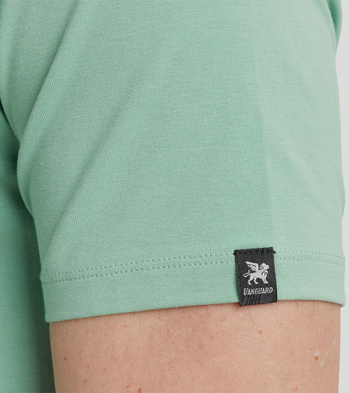 Vanguard t-shirt jersey lichtgroen | Regular-fit