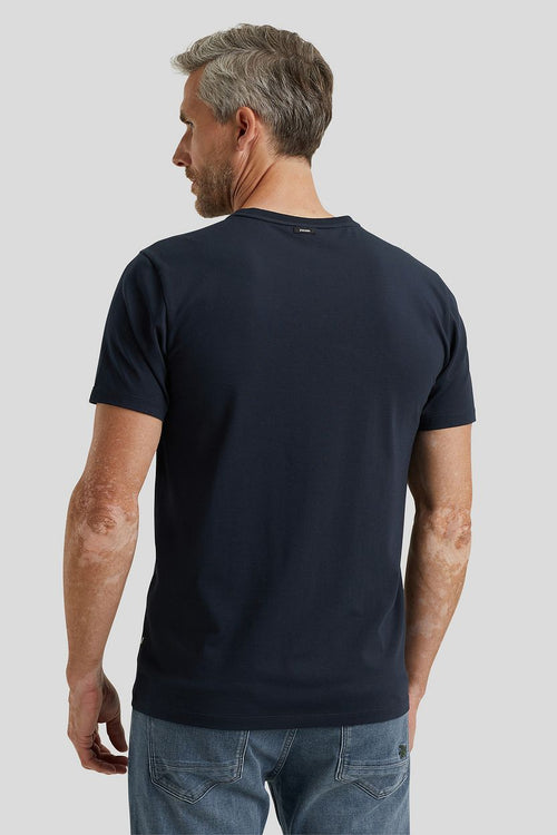 Vanguard t-shirt jersey donkerblauw | Regular-fit