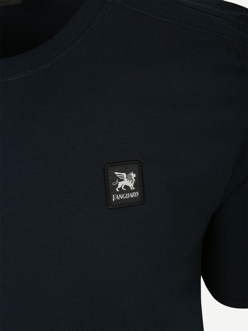T-shirt logo donkerblauw