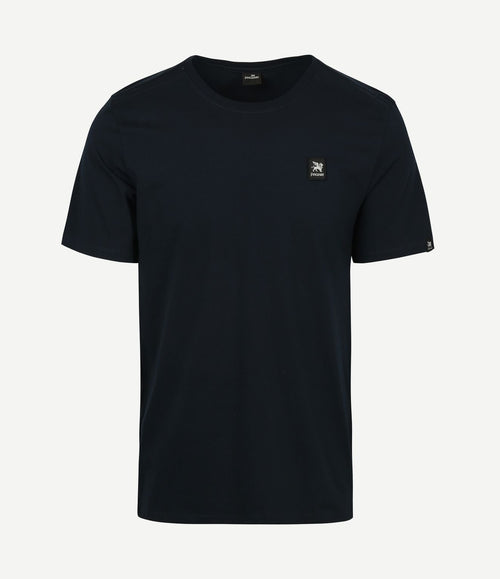 T-shirt logo donkerblauw