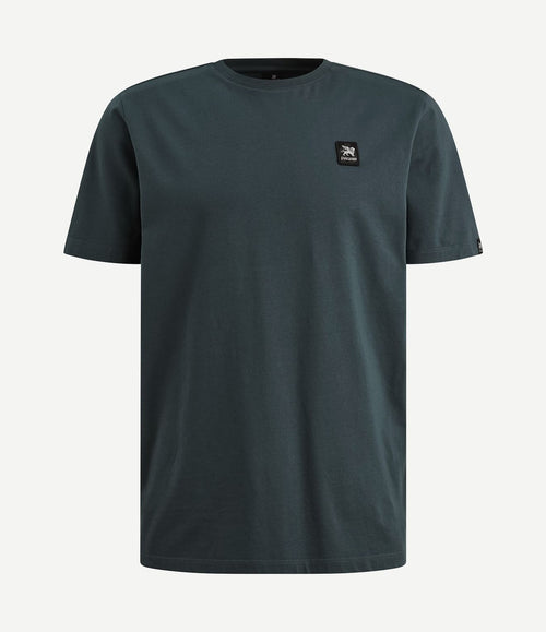 T-shirt logo donkerblauw