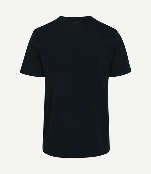 T-shirt logo donkerblauw