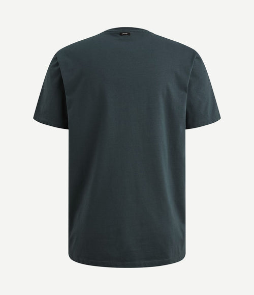 T-shirt logo donkerblauw
