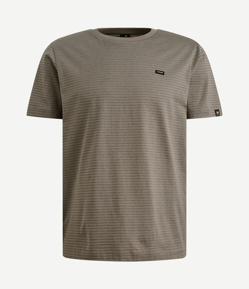 T-shirt streep taupe
