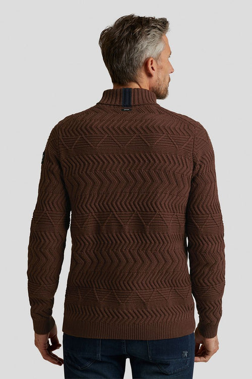 Knitted coltrui bruin
