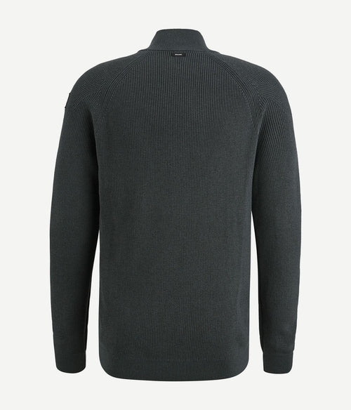 Vanguard trui halve rits antraciet | Regular-fit