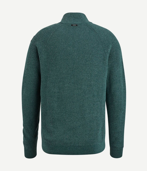 Vanguard trui halve rits groen | Regular-fit