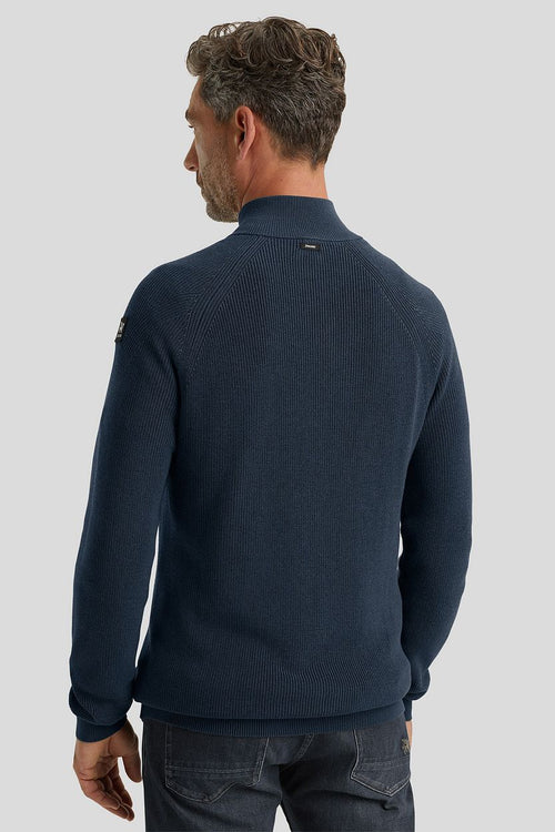 Vanguard trui halve rits donkerblauw | Regular-fit