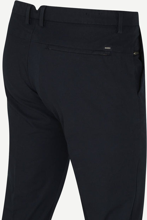 Vanguard v12 chino donkerblauw | Slim-fit