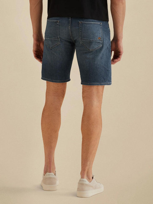 V40 rider denim short blauw