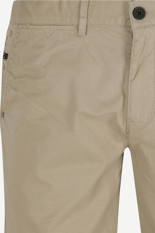 Vanguard v65 short fine twill beige | Slim-fit