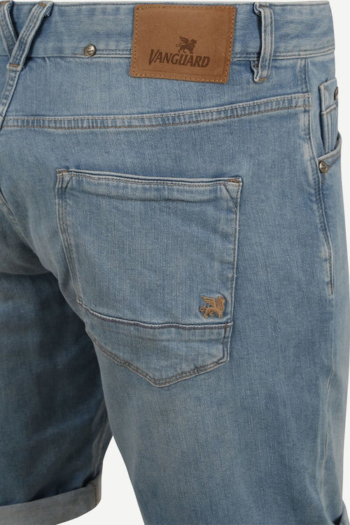 Vanguard v7 rider denim short lichtblauw | Slim-fit