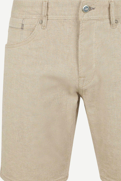 Vanguard v7 rider short yarn dyed beige | Regular-fit