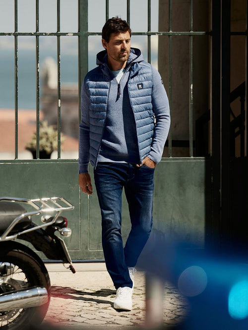 Vanguard v850 rider jeans donkerblauw bnu | Slim-fit