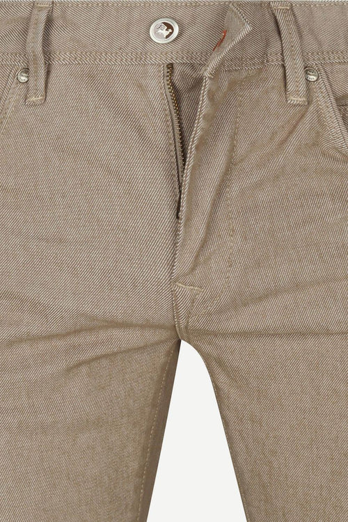 Vanguard v850 rider two tone broek beige | Slim-fit