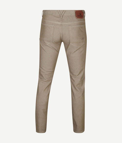 Vanguard v850 rider two tone broek beige | Slim-fit
