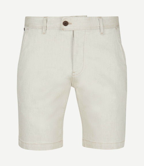 V9 chino short ecru