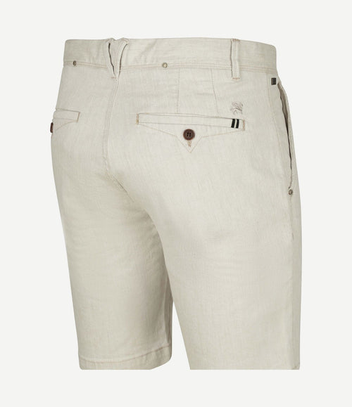 V9 chino short ecru