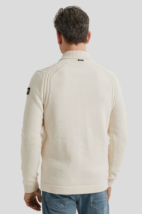 Vest knoop ecru