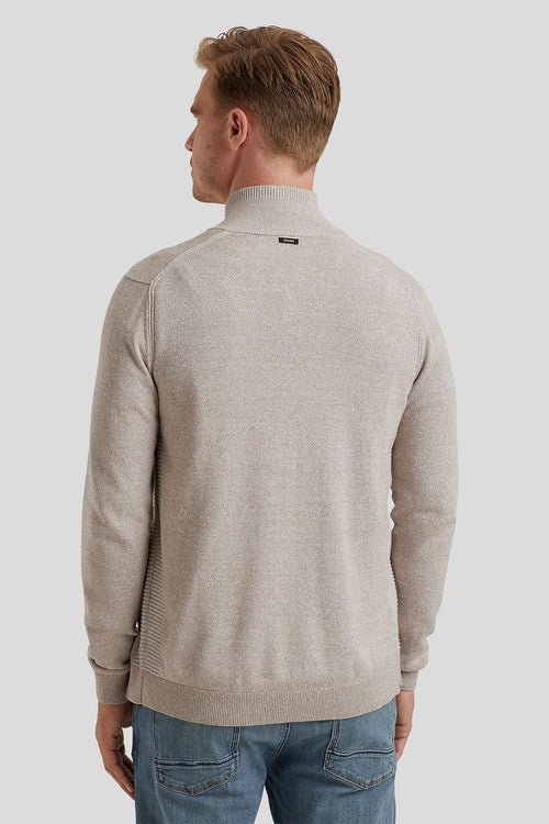 Vest katoen linnen blend beige