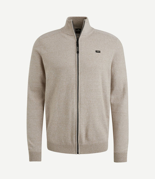 Vest katoen linnen blend beige