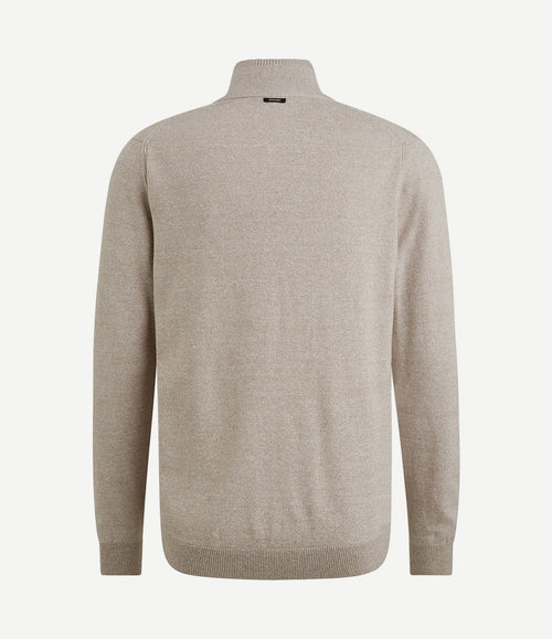 Vest katoen linnen blend beige