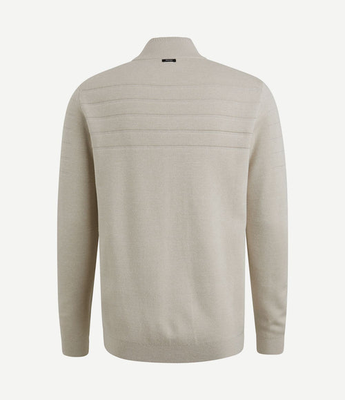 Vest katoen modal blend beige