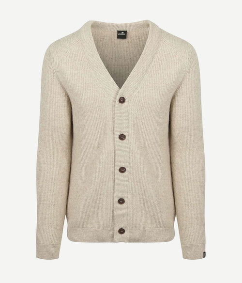 Vest wol blend beige