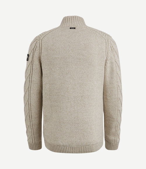 Vest wol blend ecru