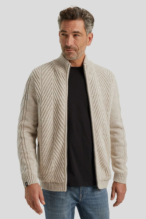 Vanguard vest wol blend ecru | Regular-fit