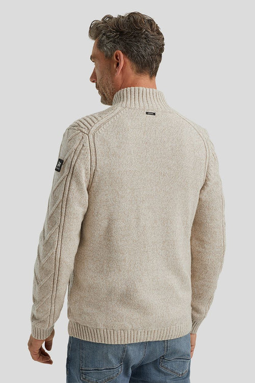 Vest wol blend ecru