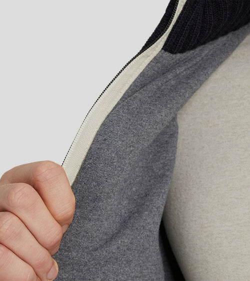 Vanguard vest wol blend donkerblauw | Regular-fit