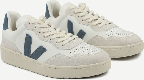 Veja sneakers v-90 wit/blauw